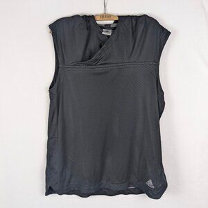 Adidas x Title IX Mesh Hoodie Tank – Black Grey Women’s XXL - SPORTY